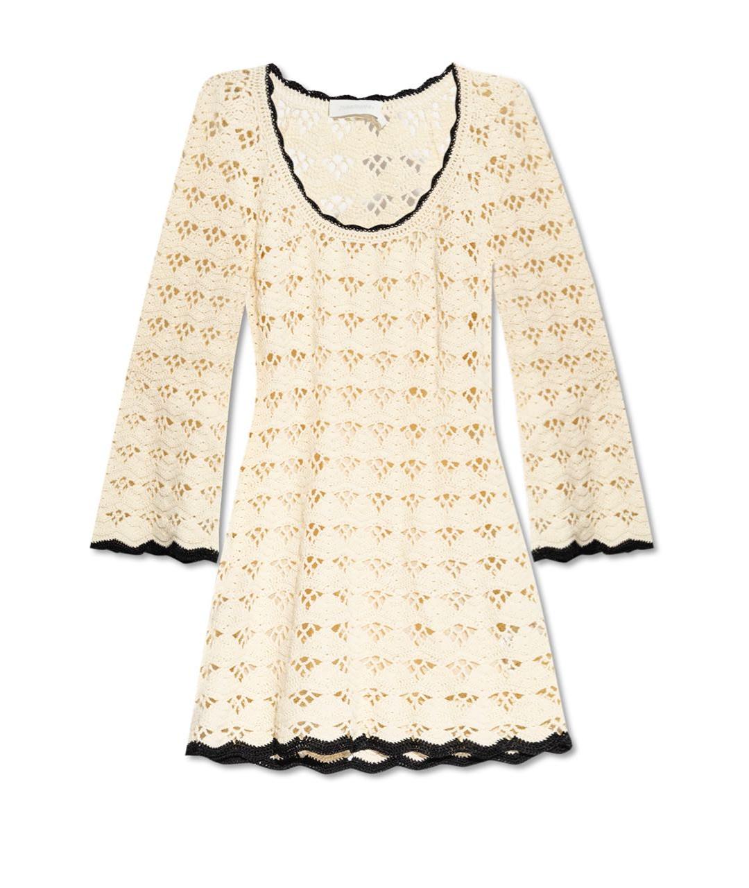 ZIMMERMANN Бежевое коктейльное платье, фото 7