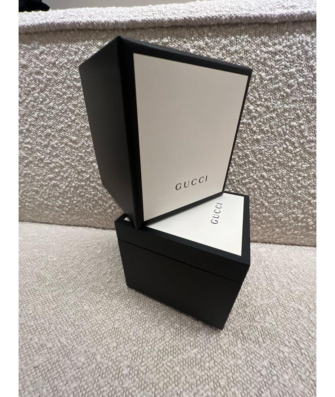 GUCCI Золотые кожаные часы, фото 5