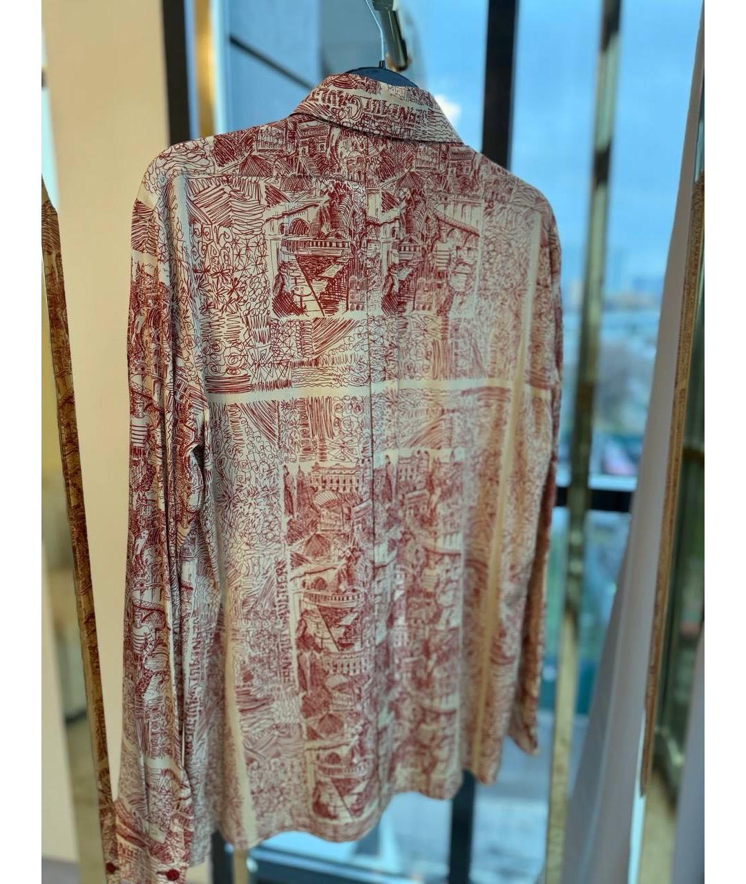 JEAN PAUL GAULTIER Мульти шелковая рубашка, фото 2