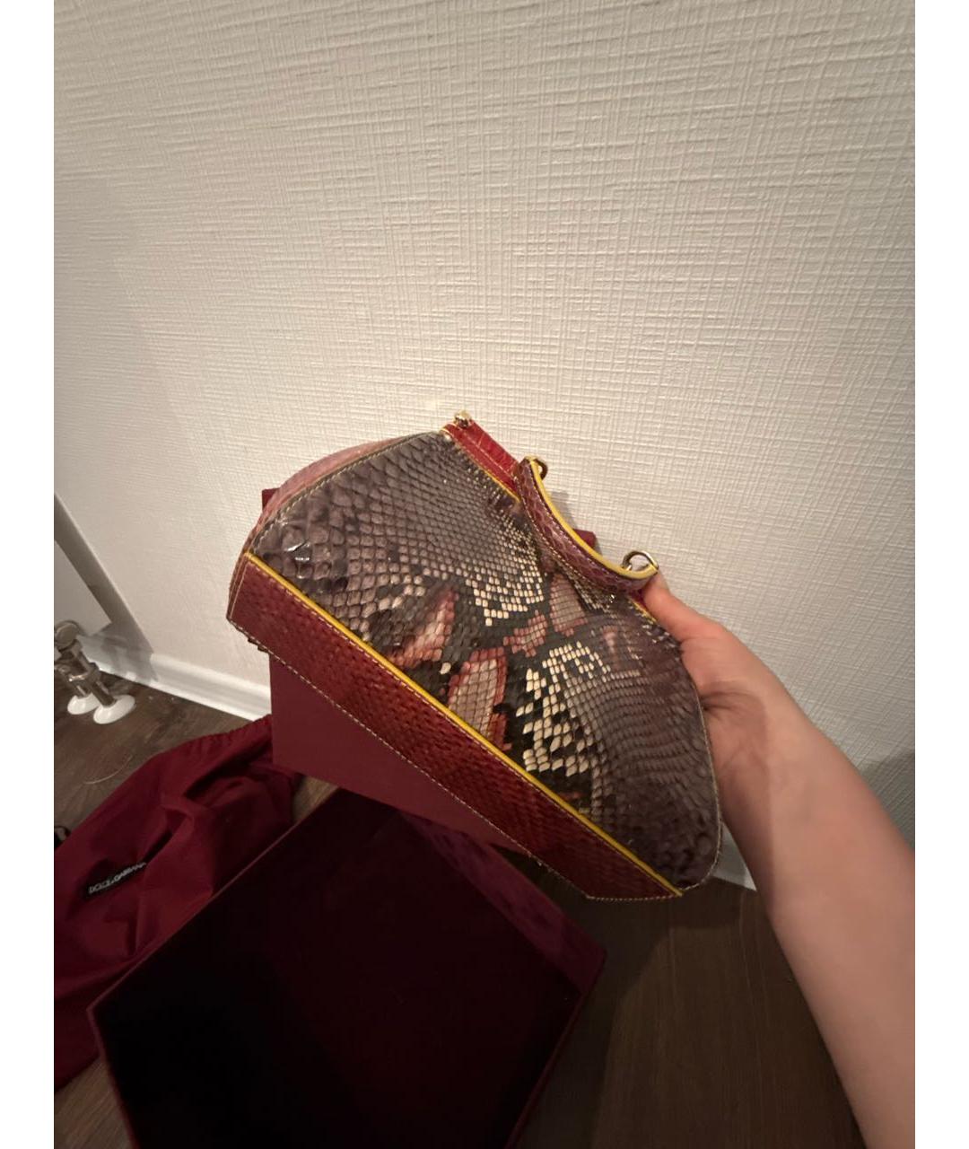 DOLCE&GABBANA Мульти сумка через плечо из экзотической кожи, фото 5