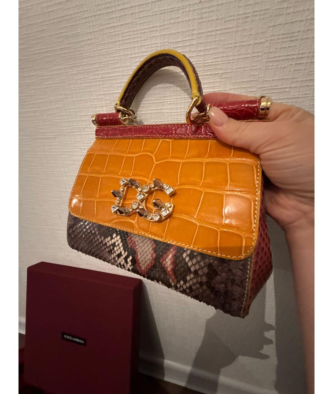 DOLCE&GABBANA Мульти сумка через плечо из экзотической кожи, фото 2