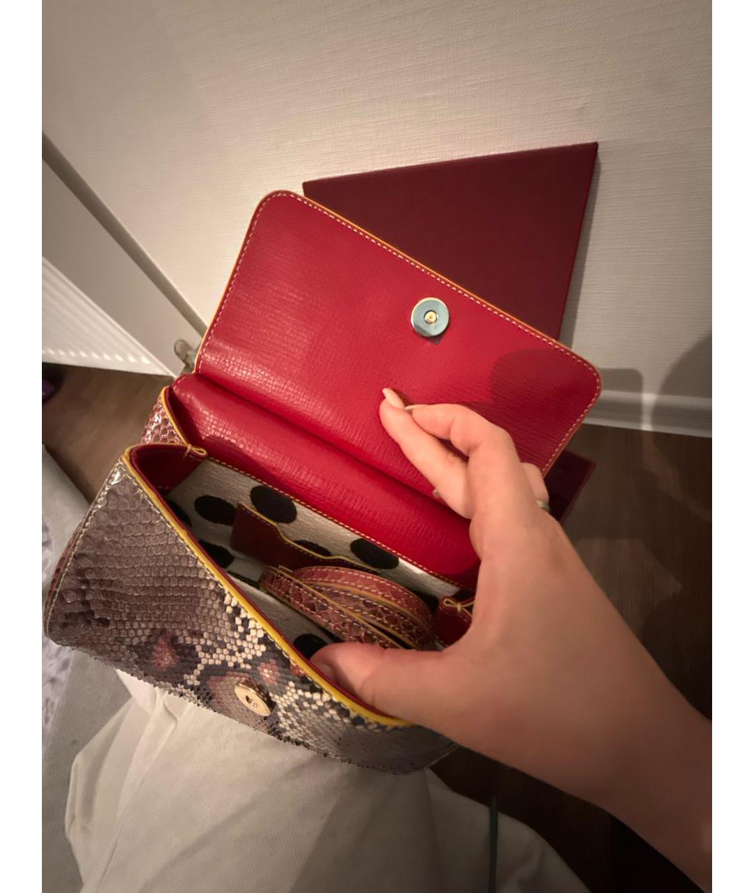 DOLCE&GABBANA Мульти сумка через плечо из экзотической кожи, фото 3