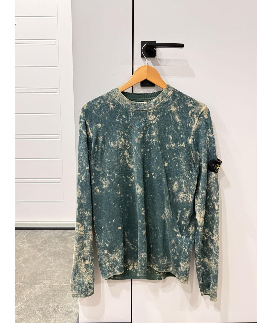STONE ISLAND Серый хлопковый джемпер / свитер, фото 5