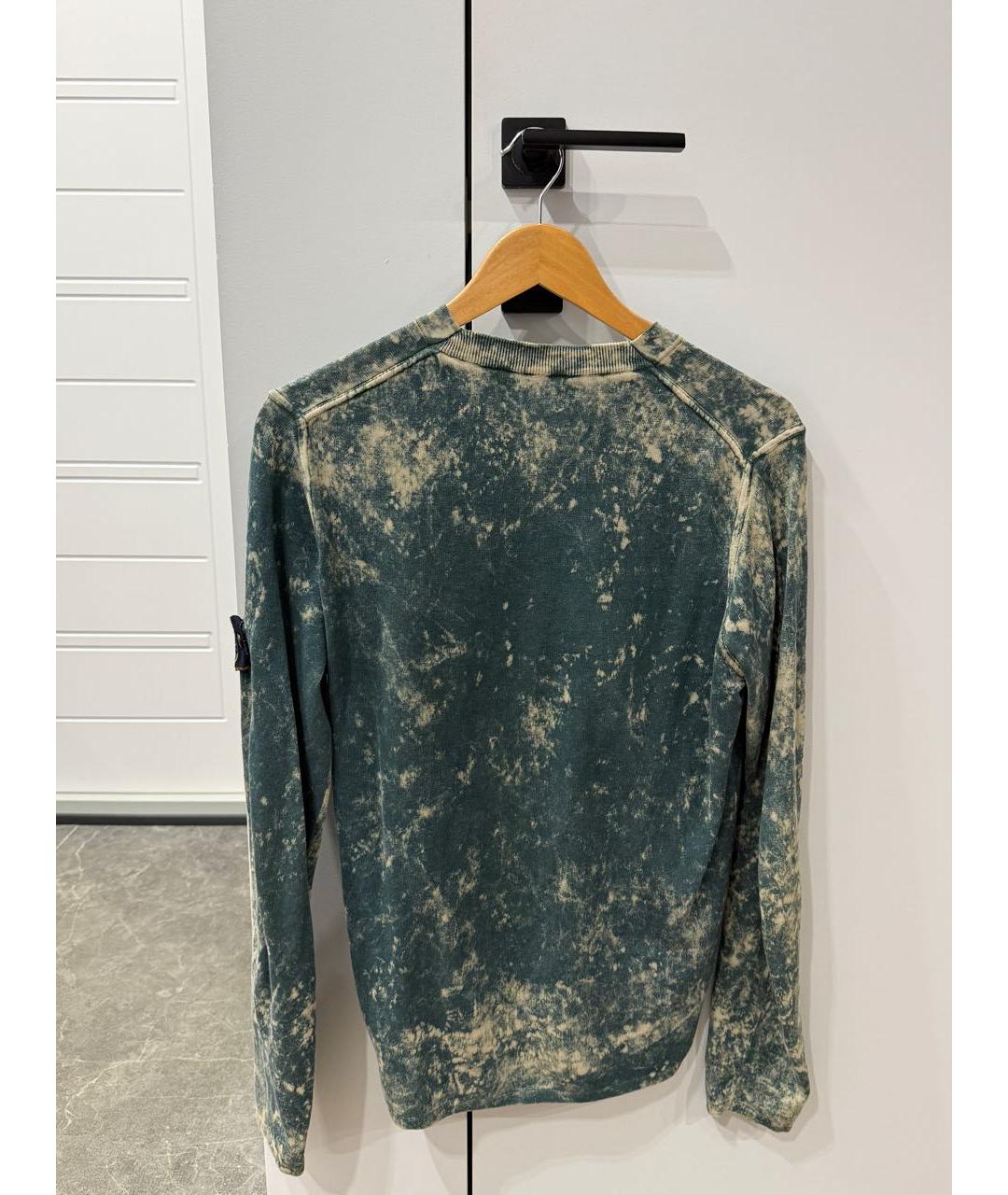 STONE ISLAND Серый хлопковый джемпер / свитер, фото 2