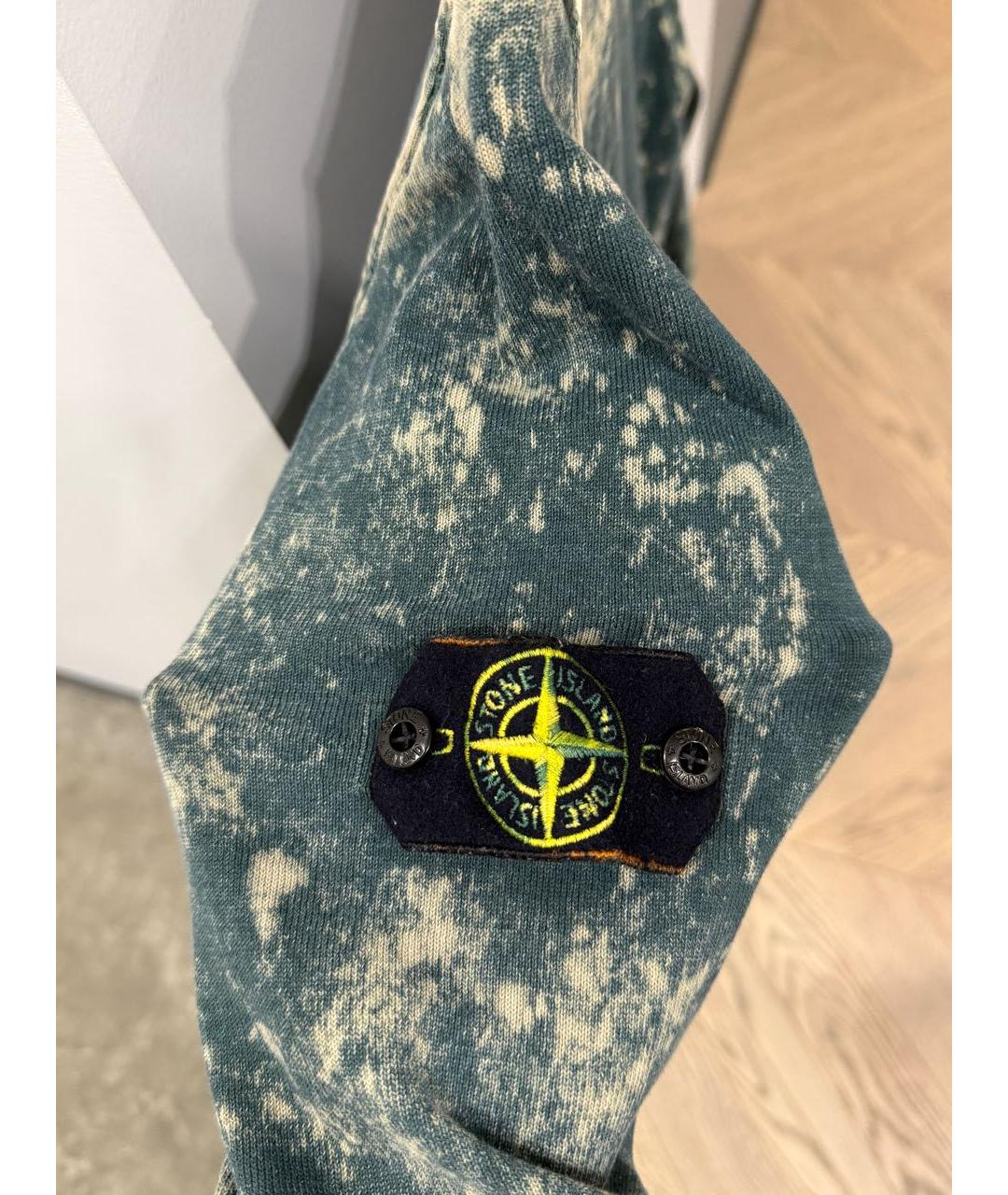STONE ISLAND Серый хлопковый джемпер / свитер, фото 4