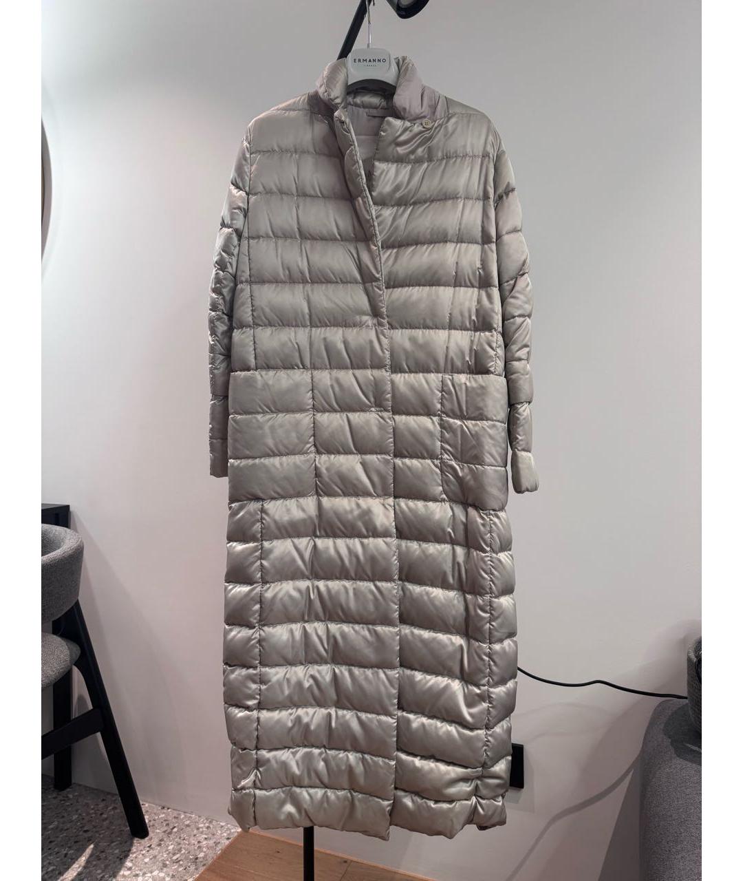 MAX MARA THE CUBE Бежевый синтетический пуховик, фото 5