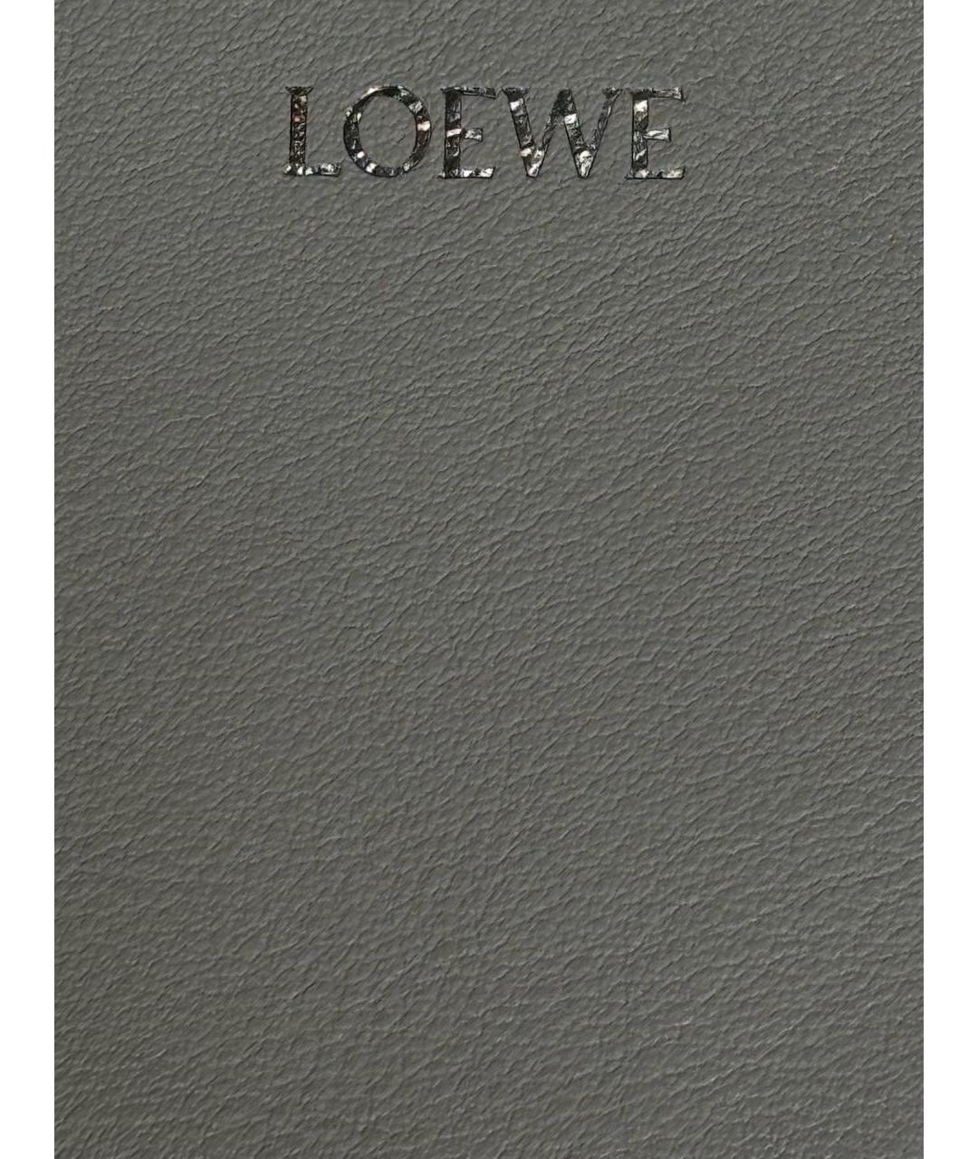 LOEWE Бежевая кожаная сумка через плечо, фото 4