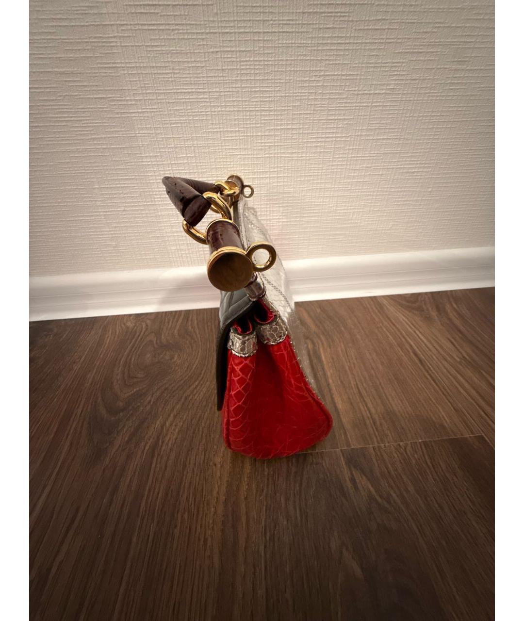 DOLCE&GABBANA Мульти сумка с короткими ручками из экзотической кожи, фото 2