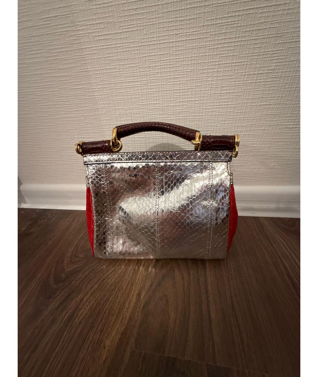 DOLCE&GABBANA Мульти сумка с короткими ручками из экзотической кожи, фото 3