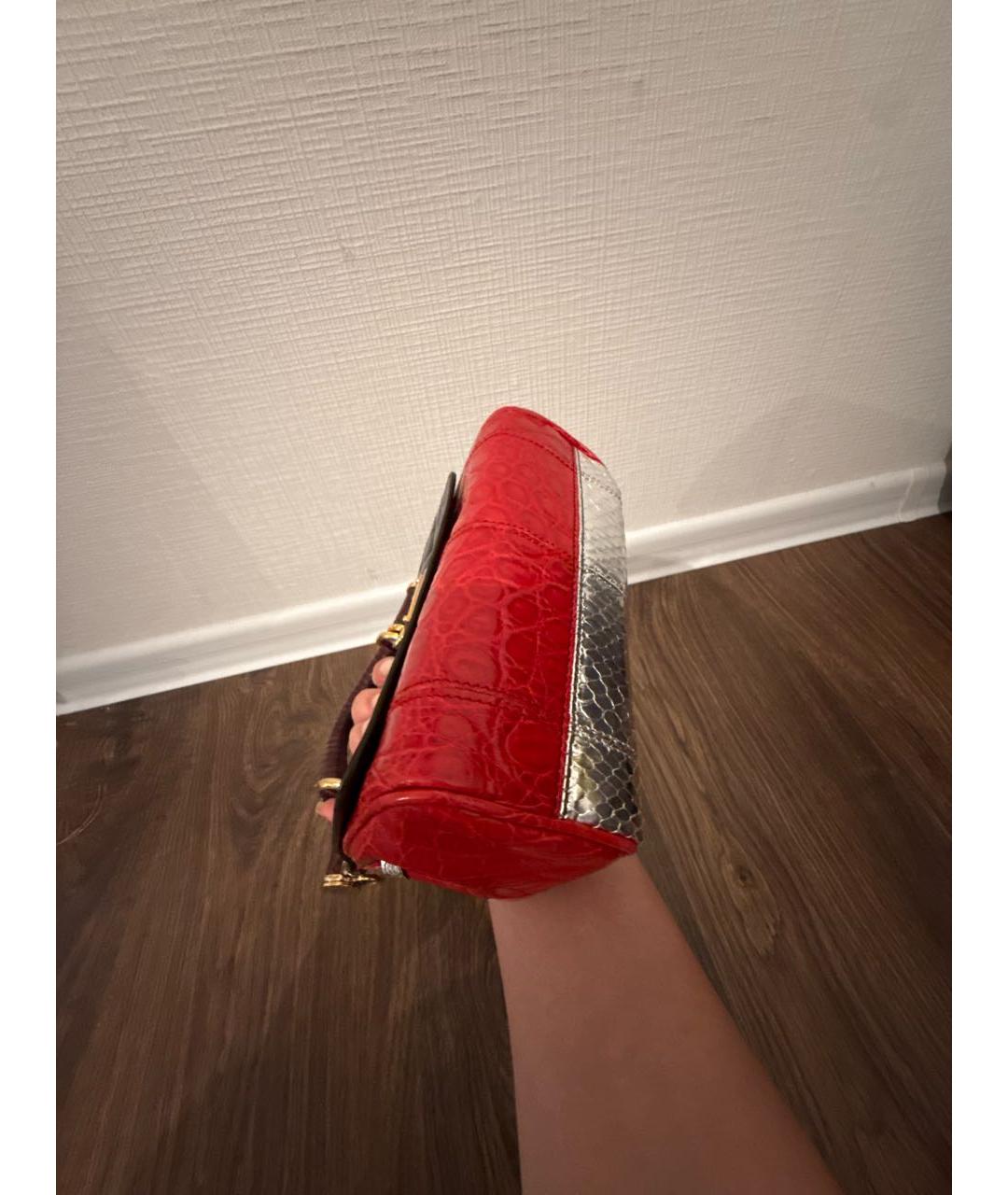 DOLCE&GABBANA Мульти сумка с короткими ручками из экзотической кожи, фото 4