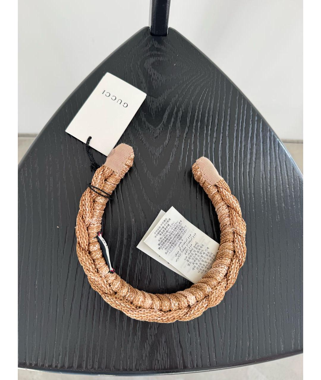 GUCCI Золотой ободок, фото 3