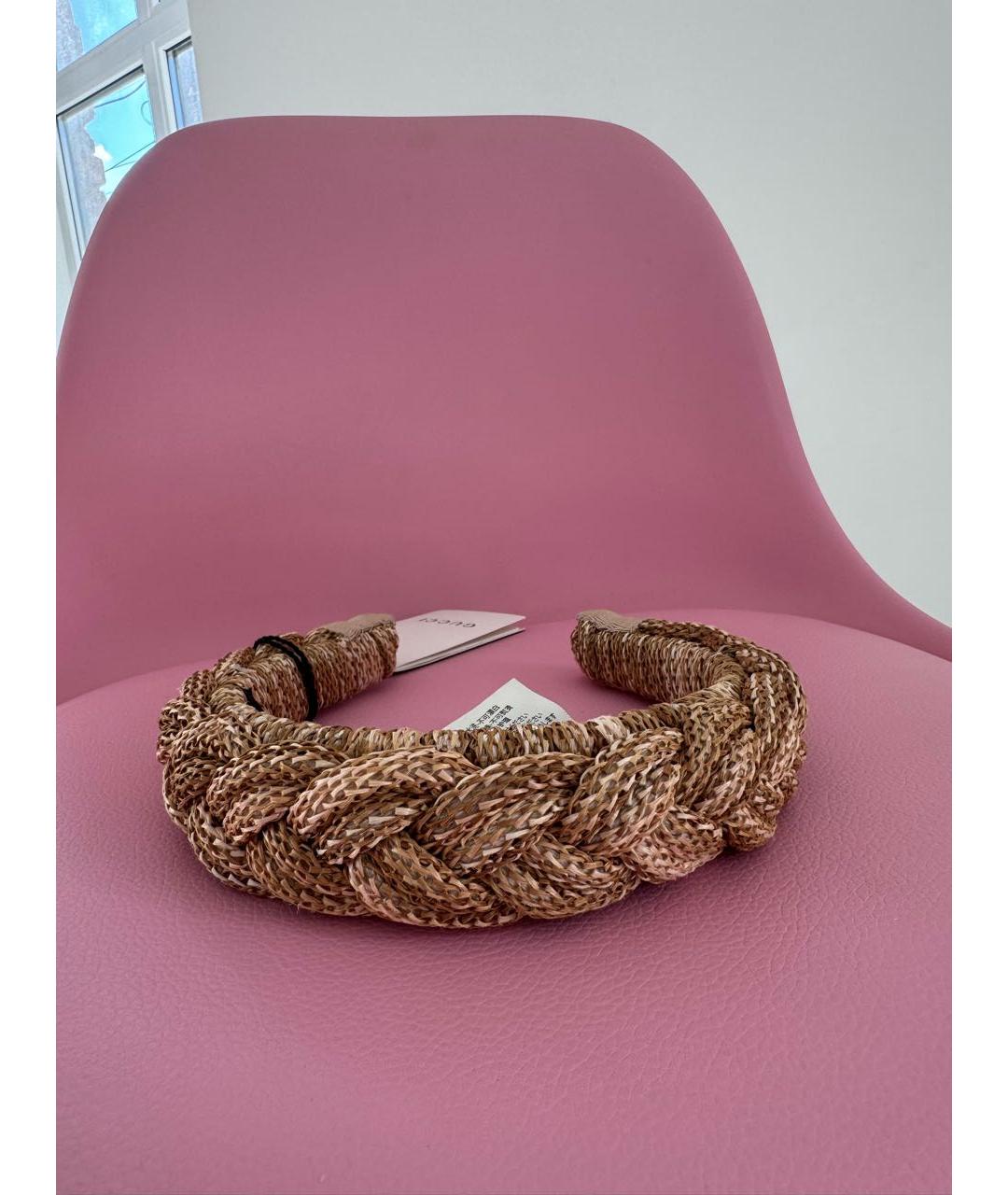 GUCCI Золотой ободок, фото 4