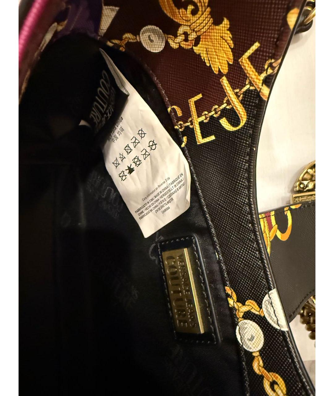 VERSACE JEANS COUTURE Мульти сумка через плечо из искусственной кожи, фото 4
