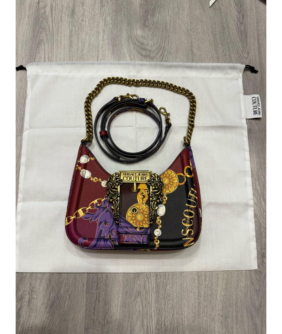 VERSACE JEANS COUTURE Мульти сумка через плечо из искусственной кожи, фото 6