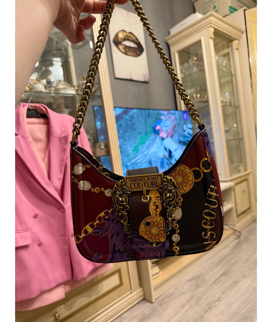VERSACE JEANS COUTURE Мульти сумка через плечо из искусственной кожи, фото 5
