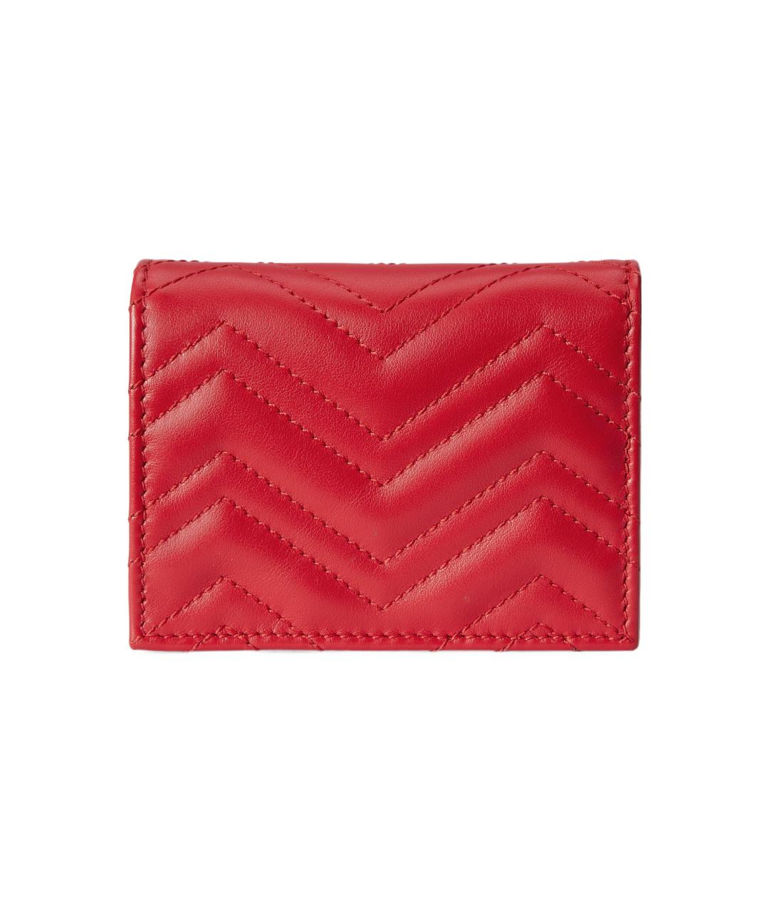 GUCCI Красный кожаный кошелек, фото 3