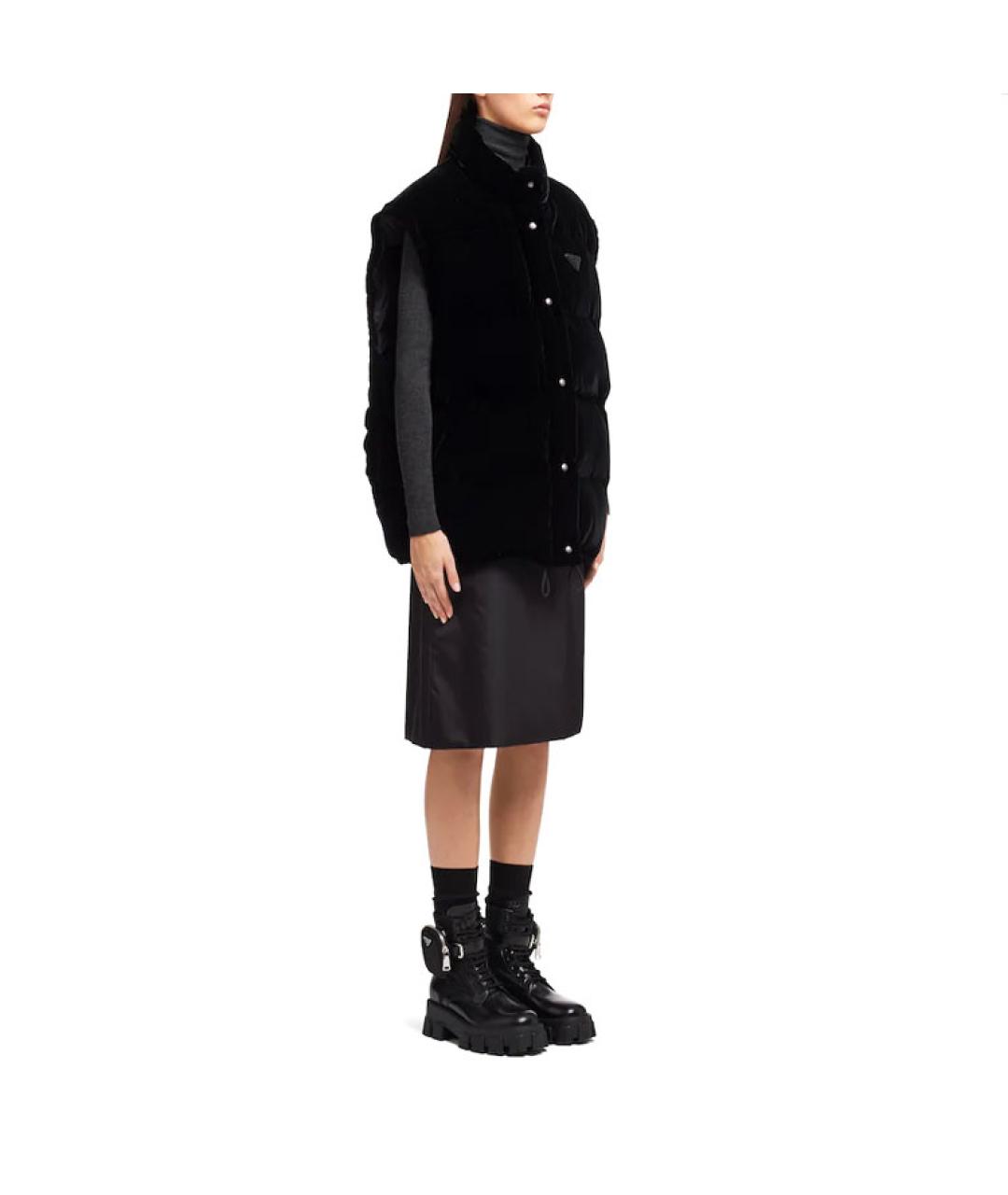 PRADA Черный пуховик, фото 4