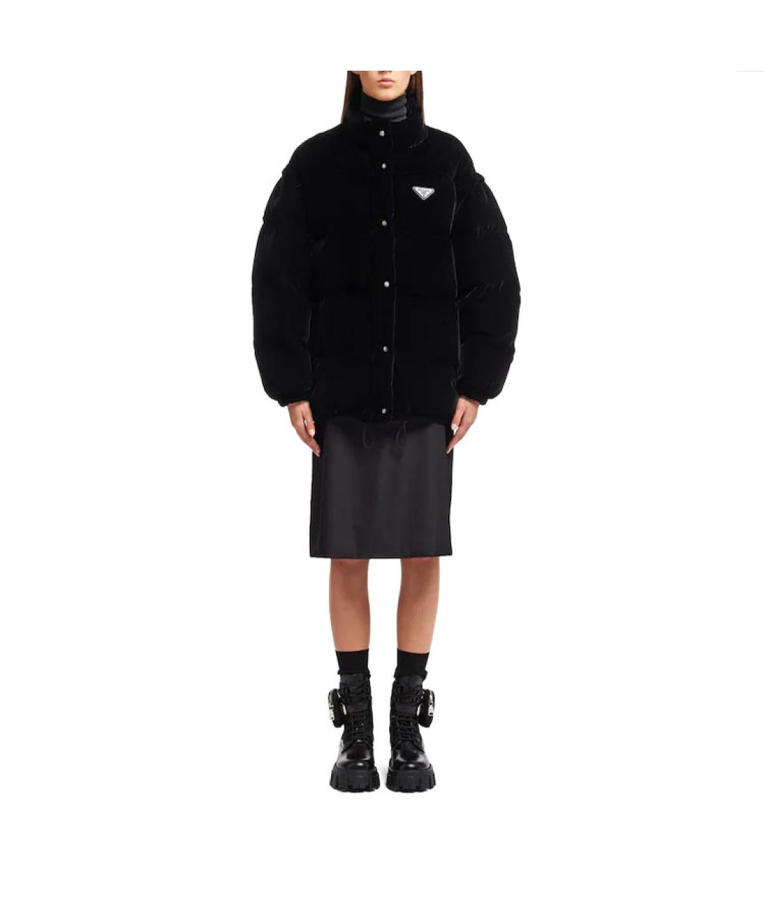 PRADA Черный пуховик, фото 2