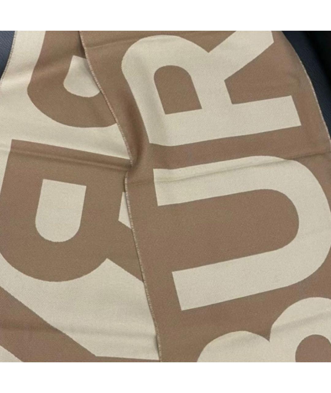 BURBERRY Горчичный шарф, фото 2