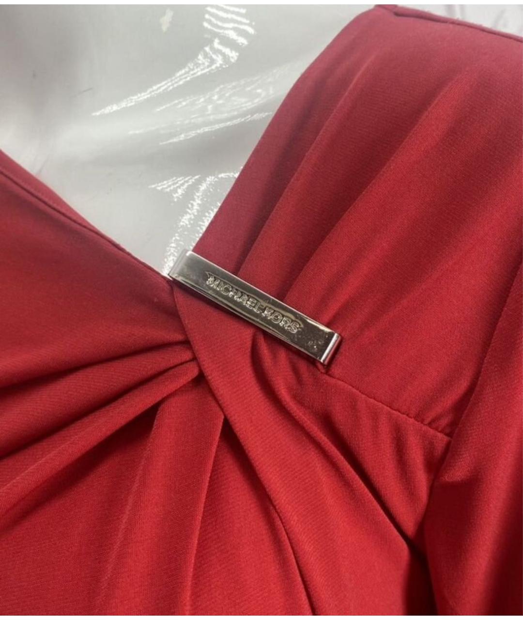 MICHAEL MICHAEL KORS Красная полиэстеровая блузы, фото 4