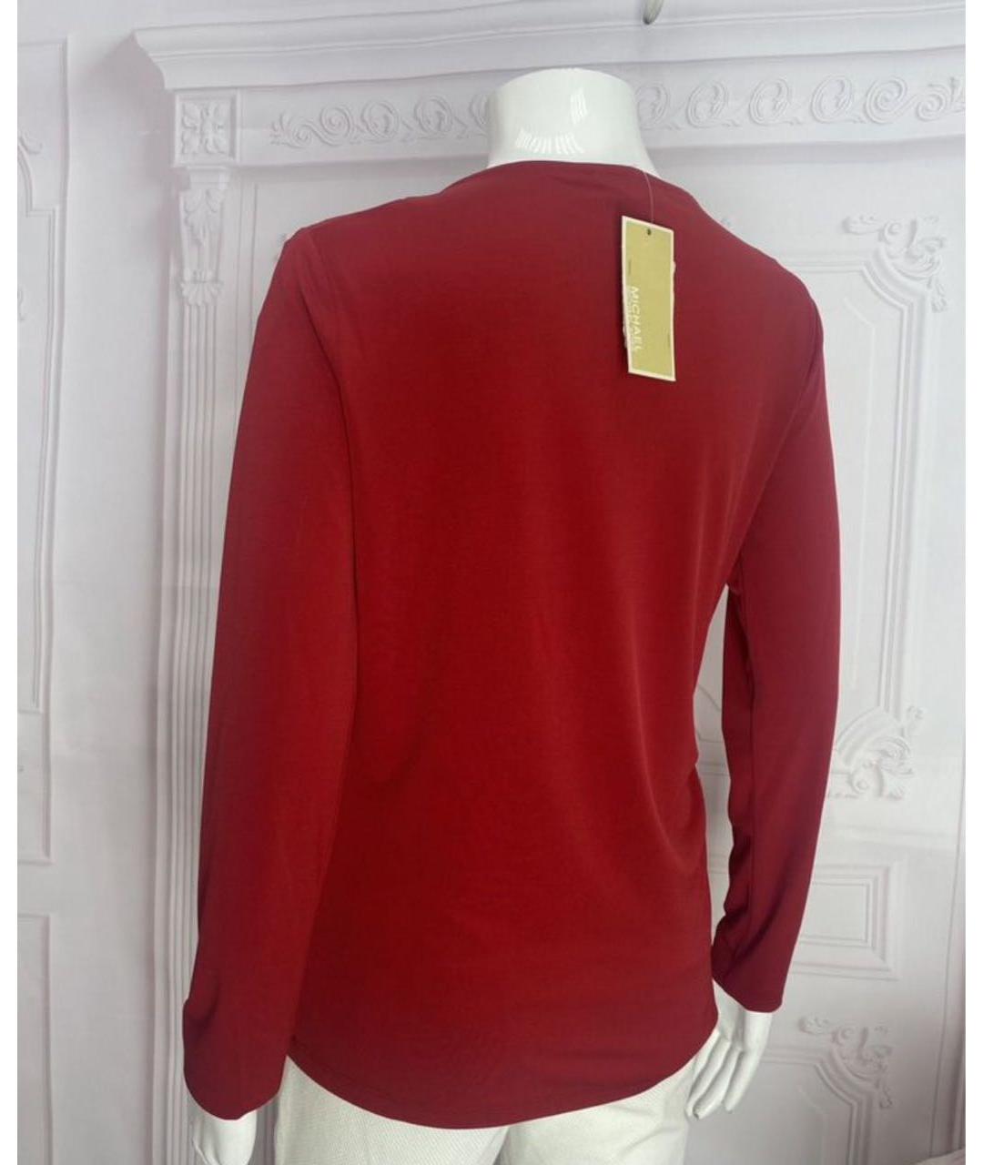 MICHAEL MICHAEL KORS Красная полиэстеровая блузы, фото 6