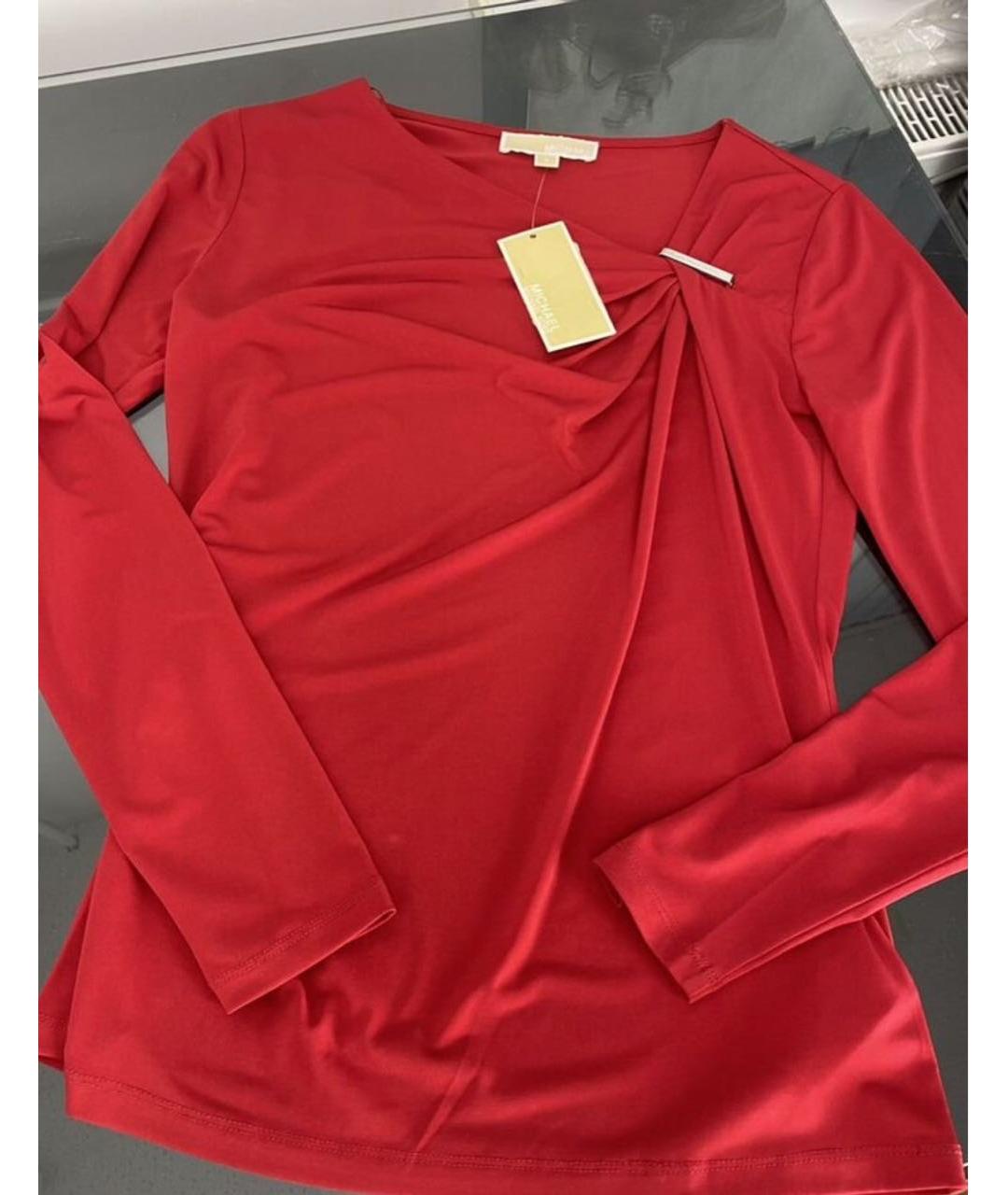 MICHAEL MICHAEL KORS Красная полиэстеровая блузы, фото 3