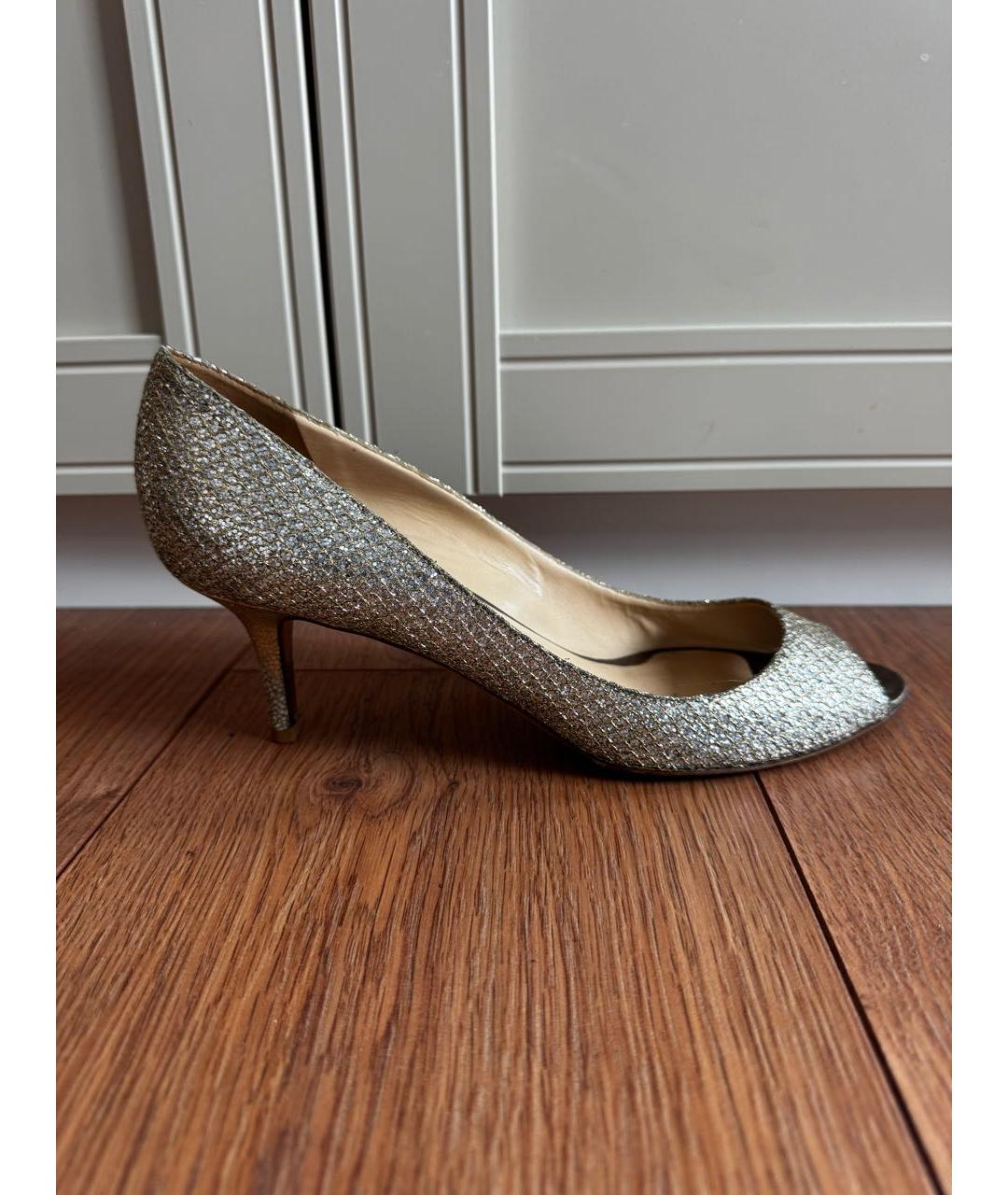 JIMMY CHOO Серебряные туфли, фото 7