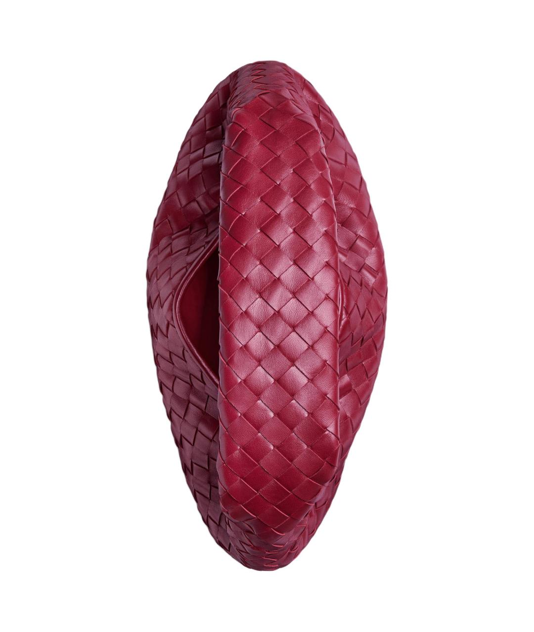 BOTTEGA VENETA Красная кожаная сумка через плечо, фото 4