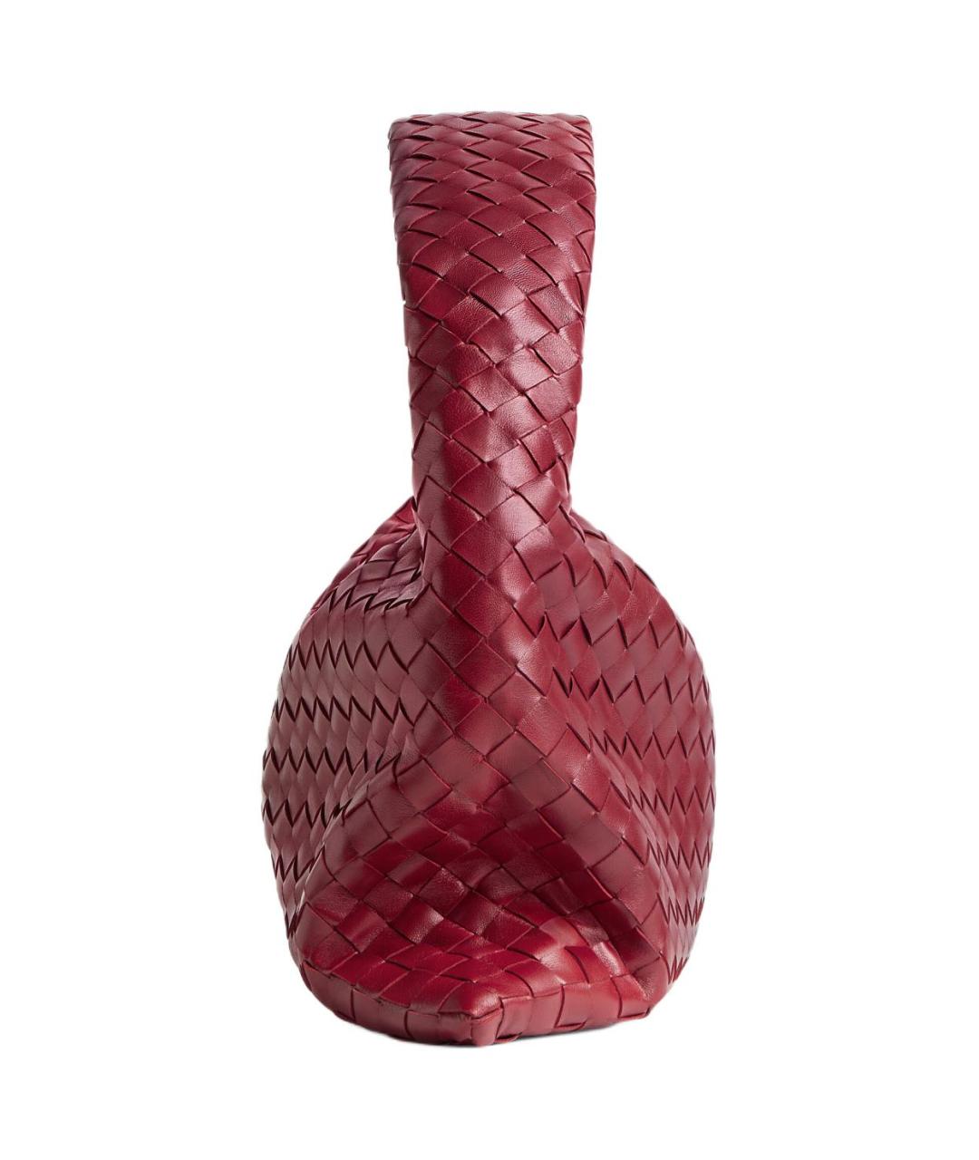 BOTTEGA VENETA Красная кожаная сумка через плечо, фото 2