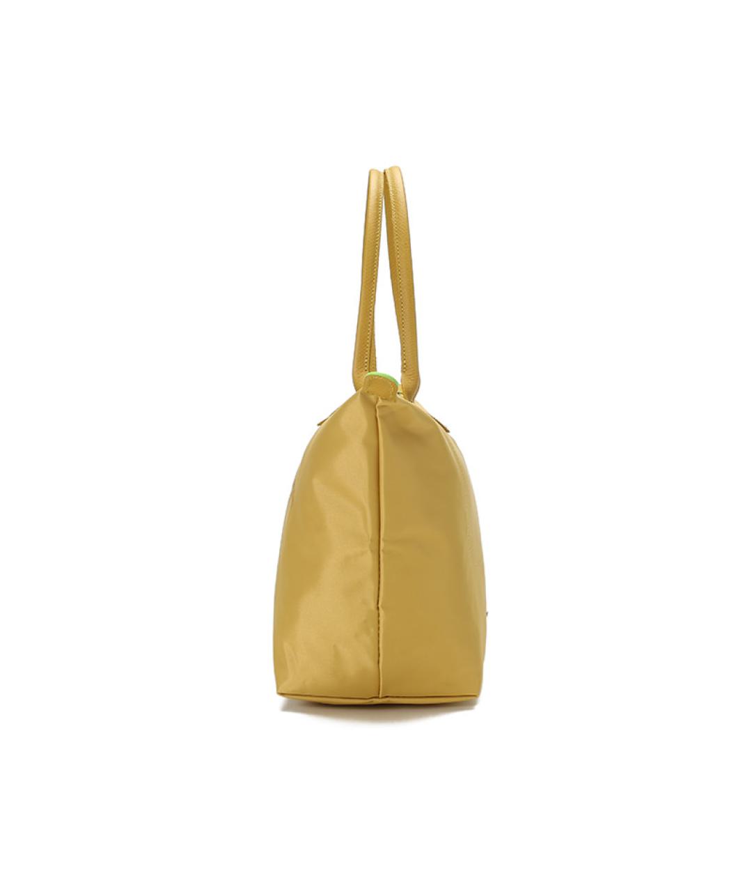 LONGCHAMP Желтая сумка тоут, фото 4