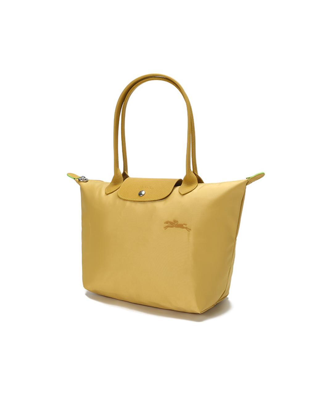 LONGCHAMP Желтая сумка тоут, фото 2