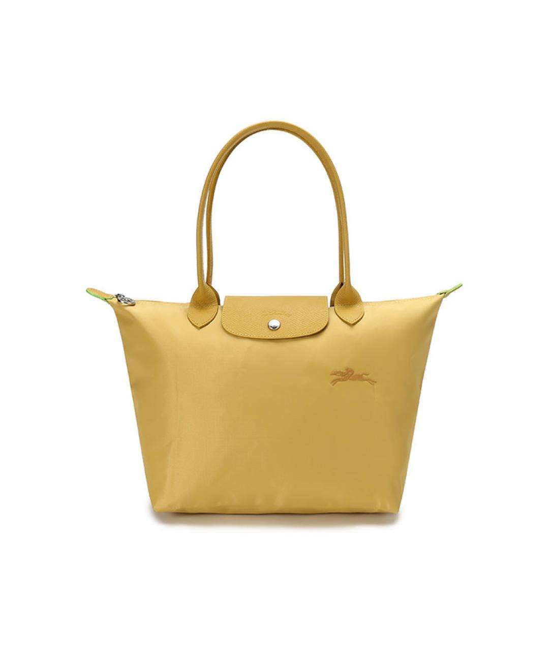 LONGCHAMP Желтая сумка тоут, фото 1