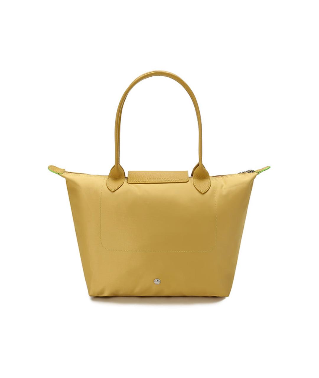 LONGCHAMP Желтая сумка тоут, фото 3