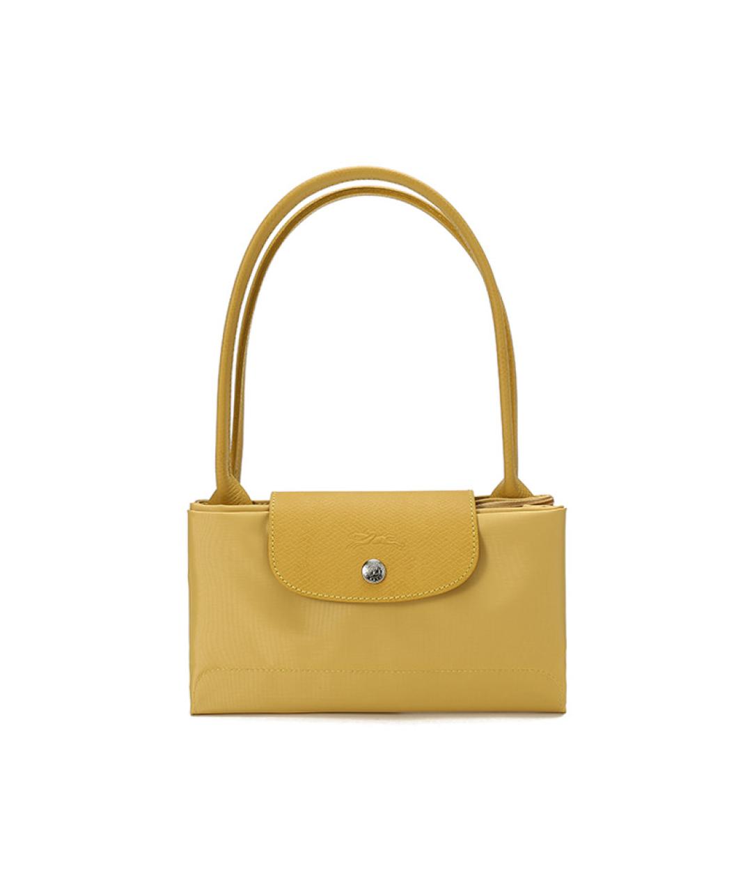 LONGCHAMP Желтая сумка тоут, фото 7