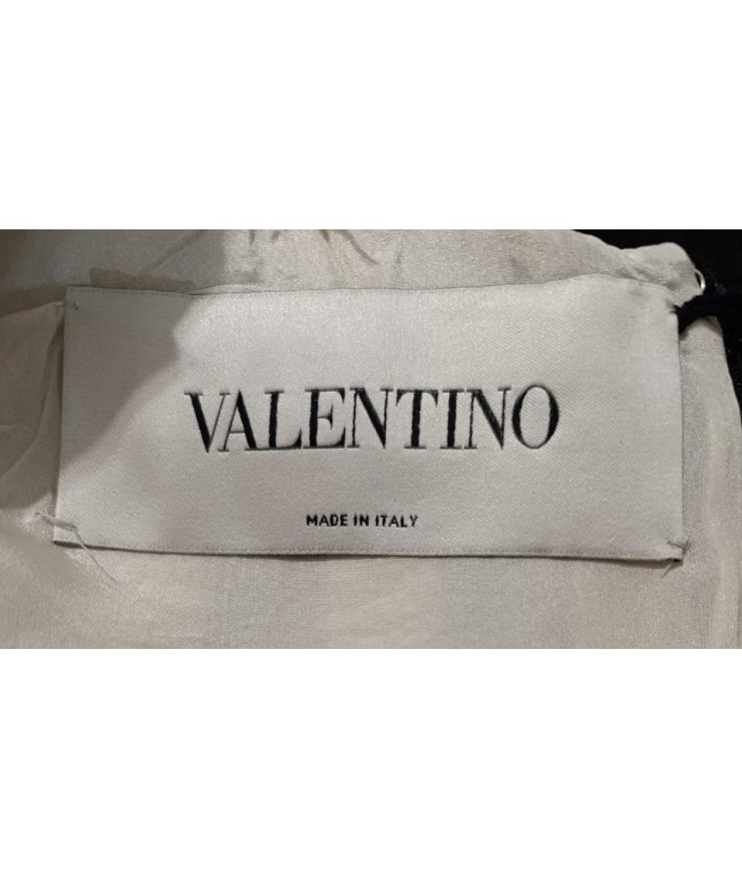 VALENTINO Мульти шерстяное повседневное платье, фото 4