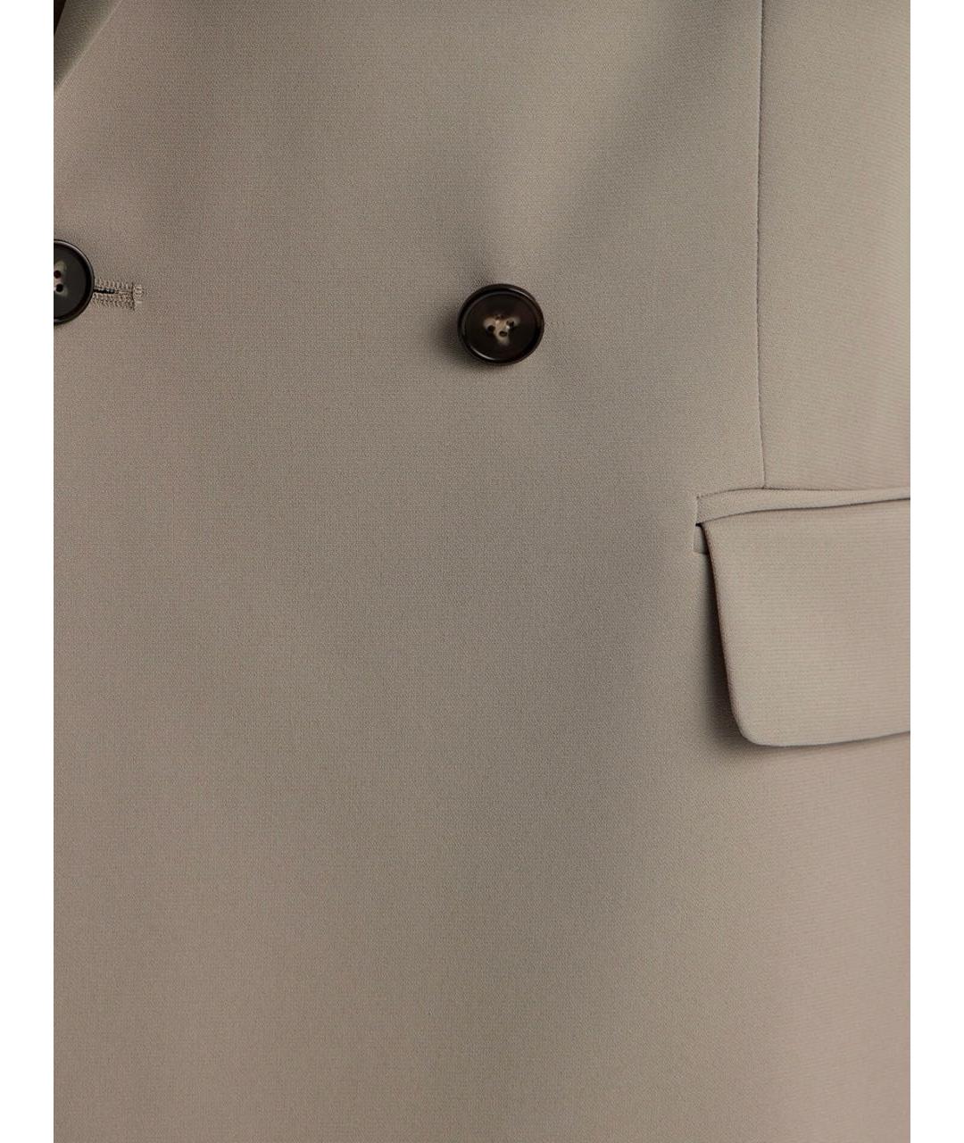 12 STOREEZ Бежевый жакет/пиджак, фото 4