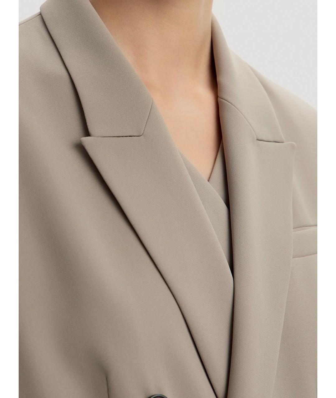 12 STOREEZ Бежевый жакет/пиджак, фото 3