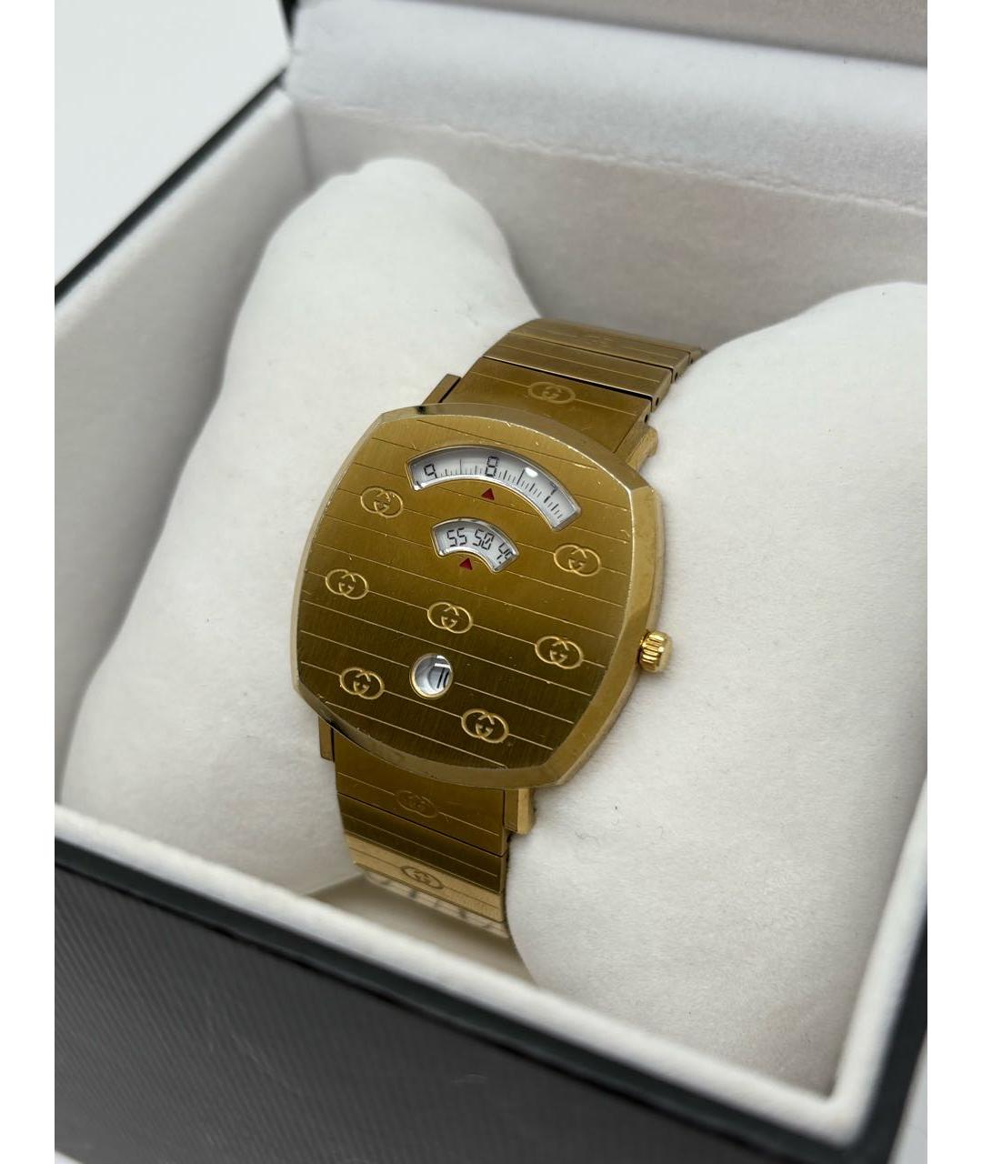 GUCCI Золотые часы, фото 5