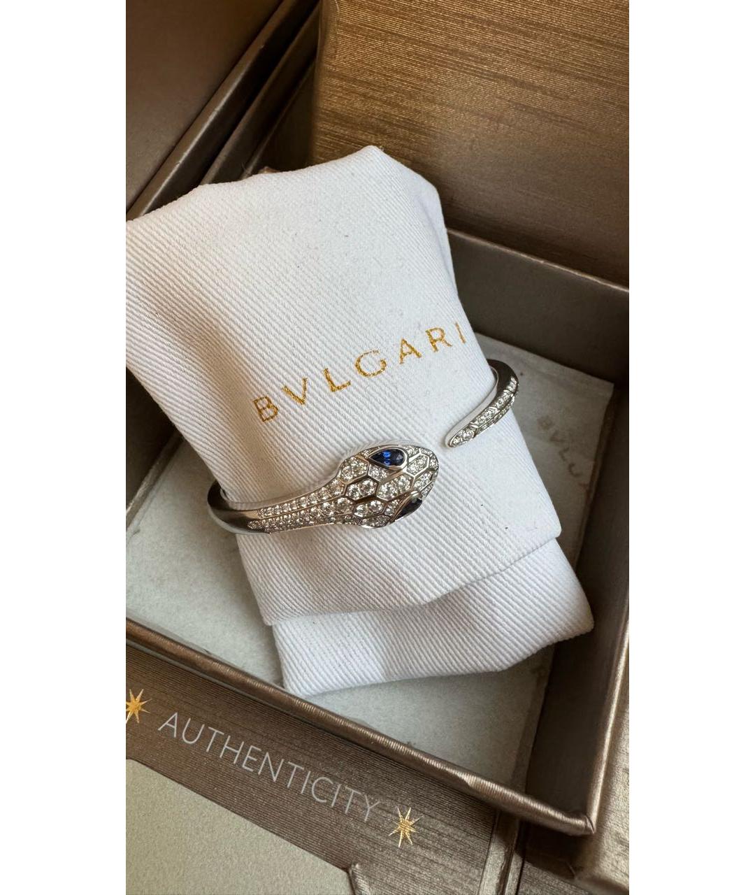 BVLGARI Белый браслет из белого золота, фото 5