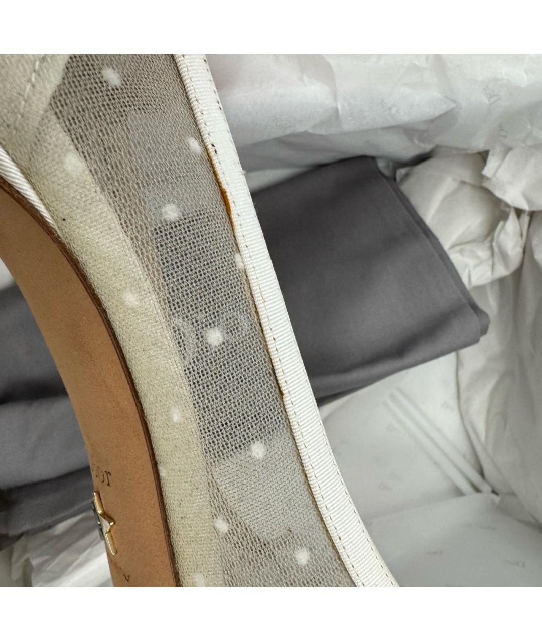 CHRISTIAN DIOR Белые туфли, фото 7