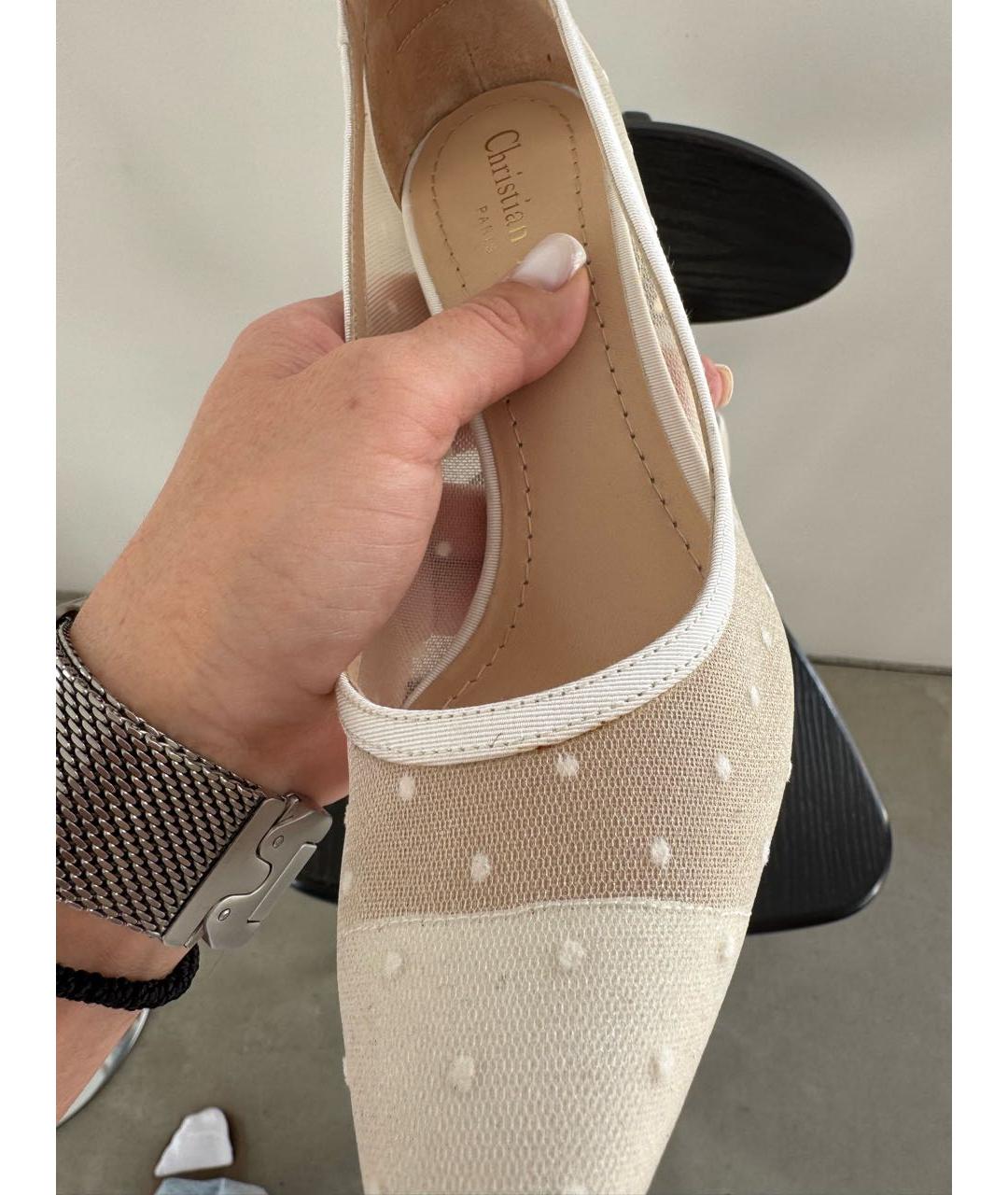 CHRISTIAN DIOR Белые туфли, фото 3