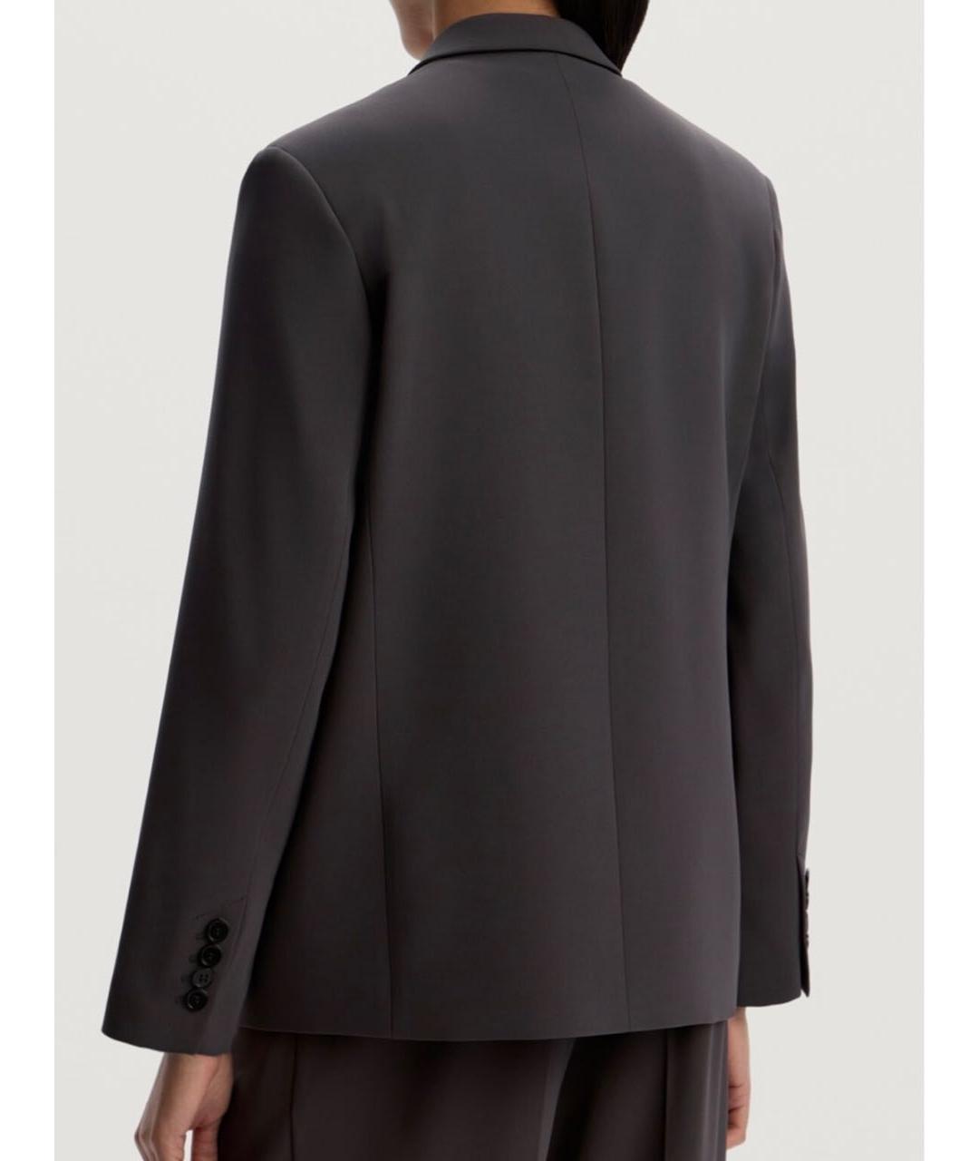 12 STOREEZ Серый хлопковый жакет/пиджак, фото 2