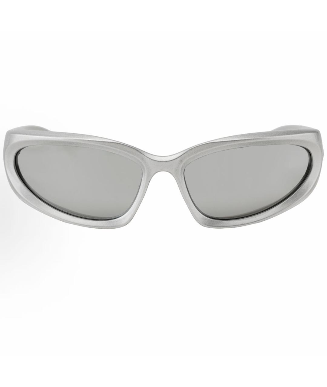 BALENCIAGA Серые пластиковые солнцезащитные очки, фото 2