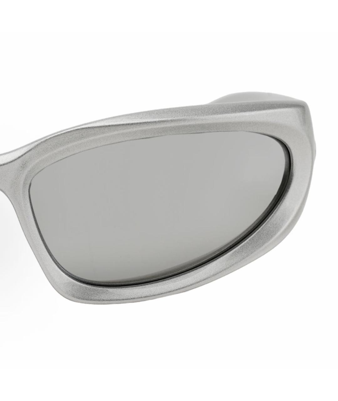BALENCIAGA Серые пластиковые солнцезащитные очки, фото 4