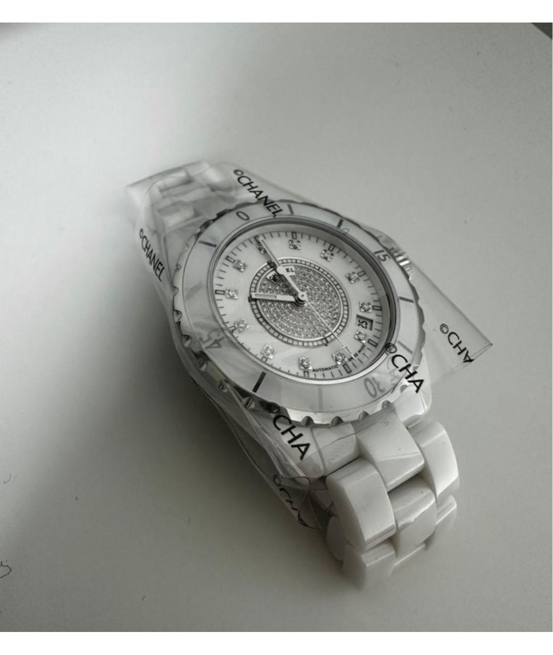 CHANEL Белые керамические часы, фото 5