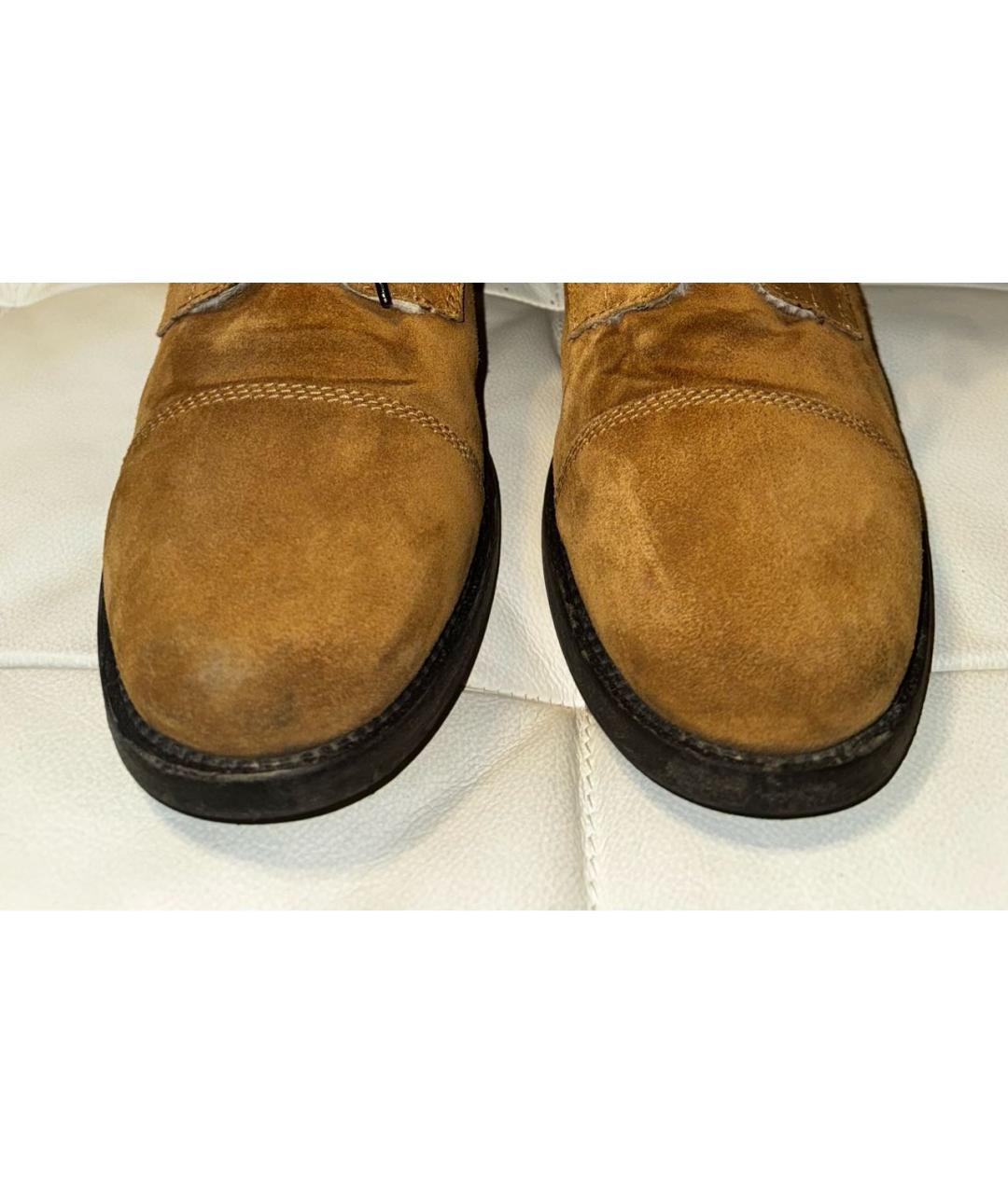 CHANEL Бежевые замшевые сапоги, фото 3