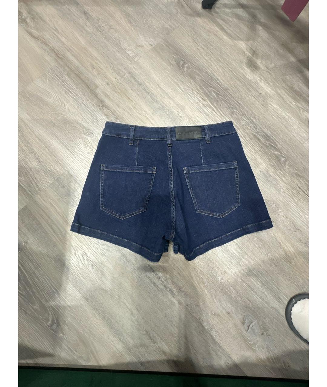 THE KOOPLES Темно-синие хлопковые шорты, фото 2