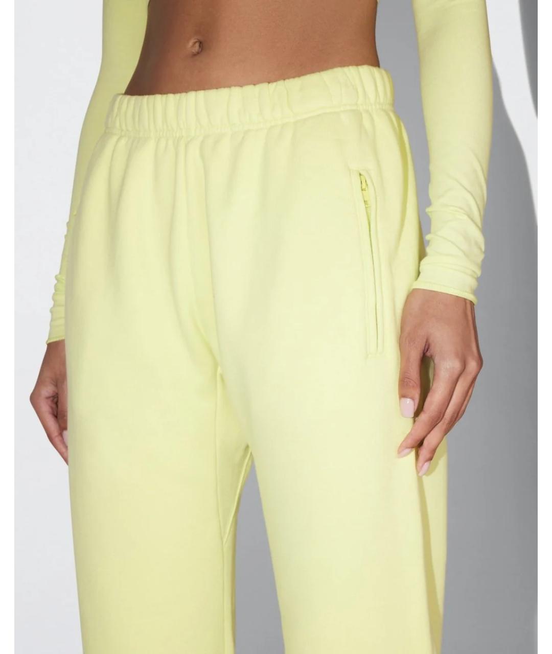 KHY Желтый хлопковый спортивные костюмы, фото 5
