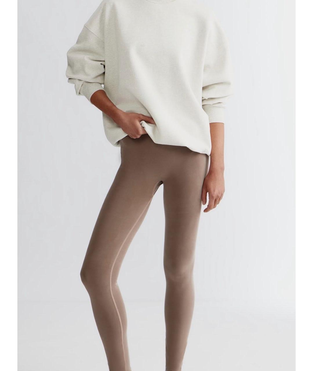 12 STOREEZ Бежевые леггинсы и велосипедки, фото 4