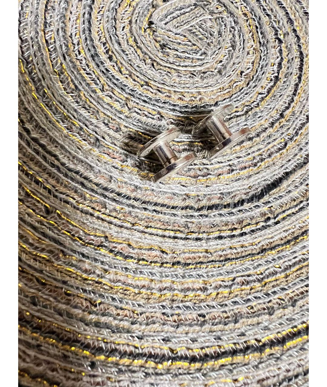 HUGO BOSS Серебряные металлические запонки, фото 2